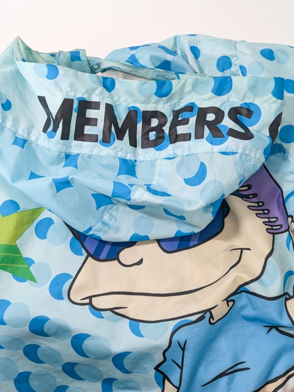 Members Only Nickelodeon Lightweight Windbreaker Camo Mash Print Jacket Medium - Picture 5 of 9
